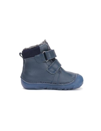 Бебешки топли боти D.D.Step Boy Barefoot W073-52943, Тъмносини