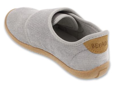 Befado Softer Barefoot 904X001 Детски пантофи с кожена стелка, Сиви 