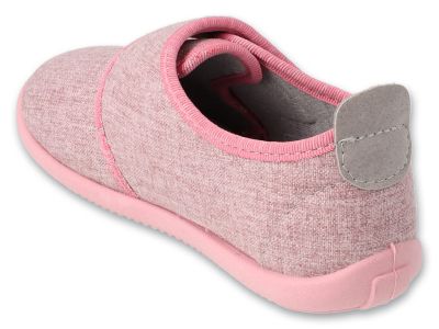 Befado Softer Barefoot 902X041 Детски пантофи с кожена стелка, Розови  