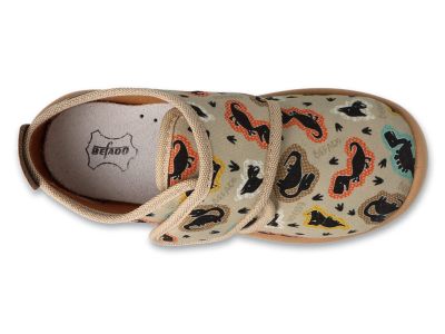 Befado Softer Barefoot 902X056 Детски пантофи с кожена стелка, Бежови