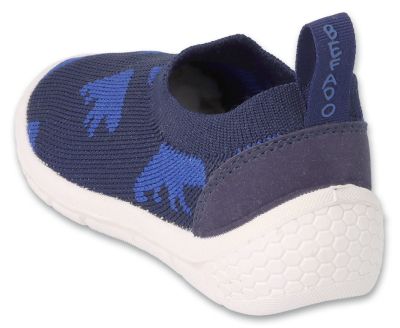 Befado Honey 102X006 Детски пантофи slip-on cut, Сини с динозаври