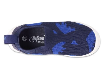 Befado Honey 102X006 Детски пантофи slip-on cut, Сини с динозаври