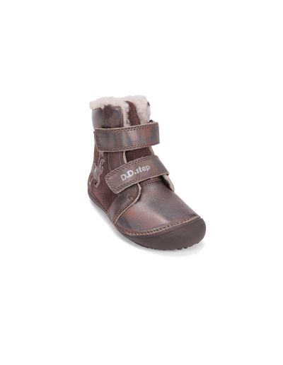 Бебешки боти D.D.Step Girl Barefoot W063-52985M, Кафяви
