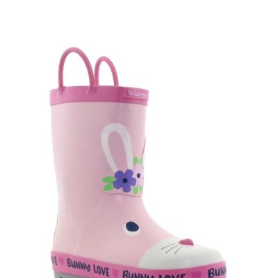WINK AQQO BUNNY LOVE Подплатени гумени ботуши, Розови