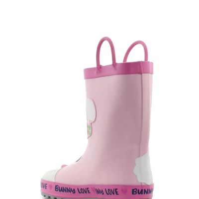 WINK AQQO BUNNY LOVE Подплатени гумени ботуши, Розови