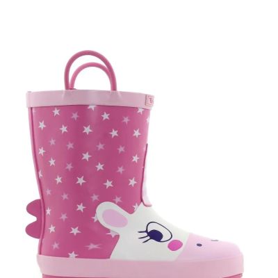 WINK AQQO UNICORN  Подплатени гумени ботуши, Розови