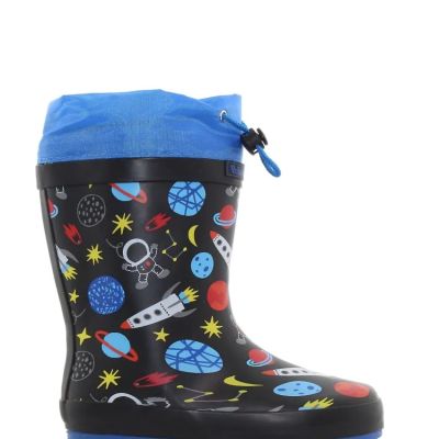 WINK AQQO SPACE Подплатени гумени ботуши, Сини